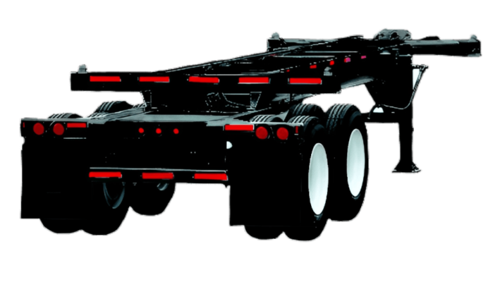 20' Container Chassis 20ft Container Chassis – Heavy-Duty Intermodal Transport Trailer Urban ...