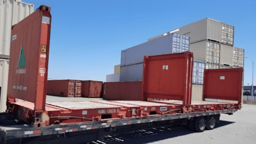 20ft Flat Rack Shipping Container – Heavy-Duty Oversized Cargo Solution ...