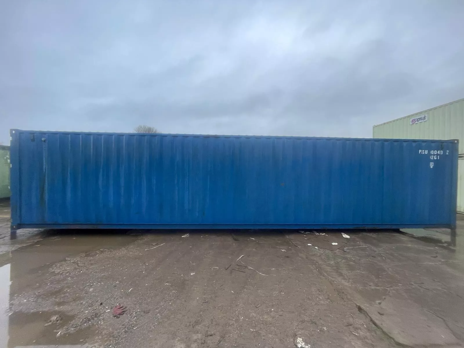 Secure storage container with shutter door