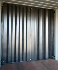 Shipping container divider wall